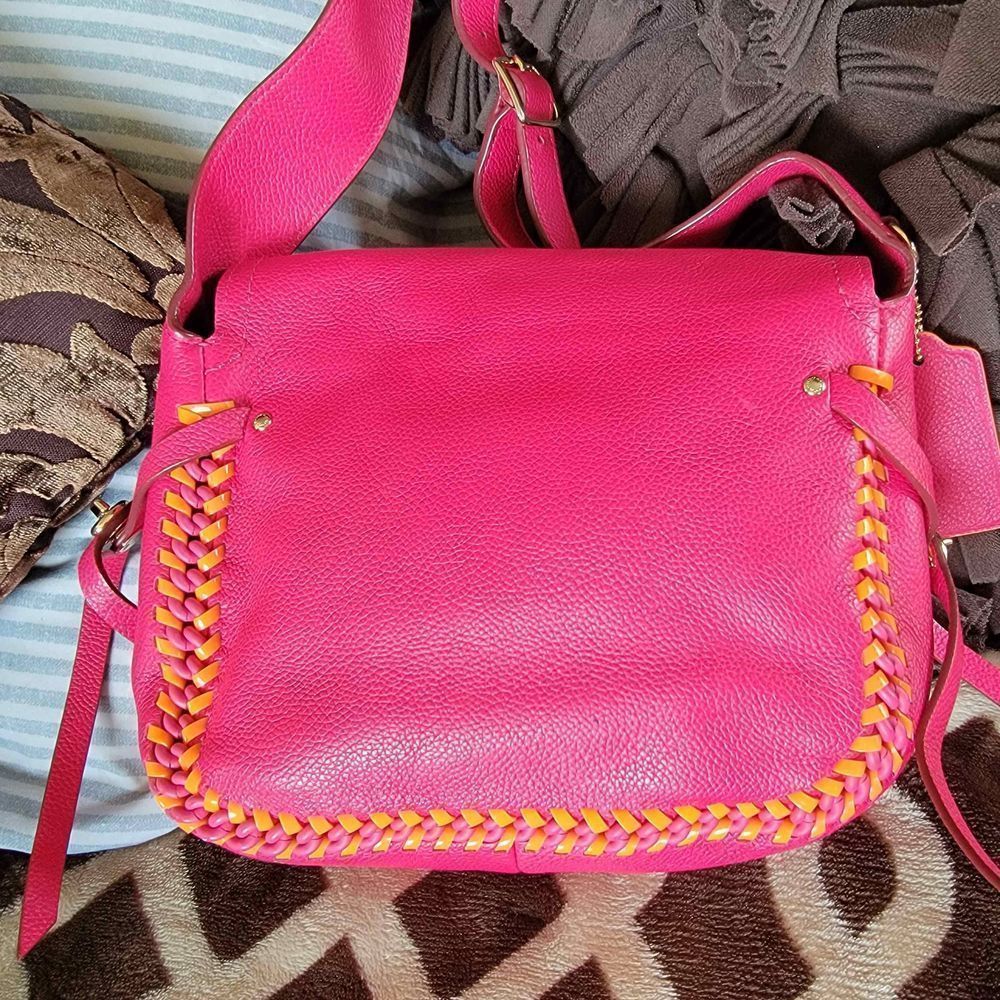 Coach Neon Dakota Crossbody Flap Purse with Whipstitch Chain Detail - Picture 4 of 14